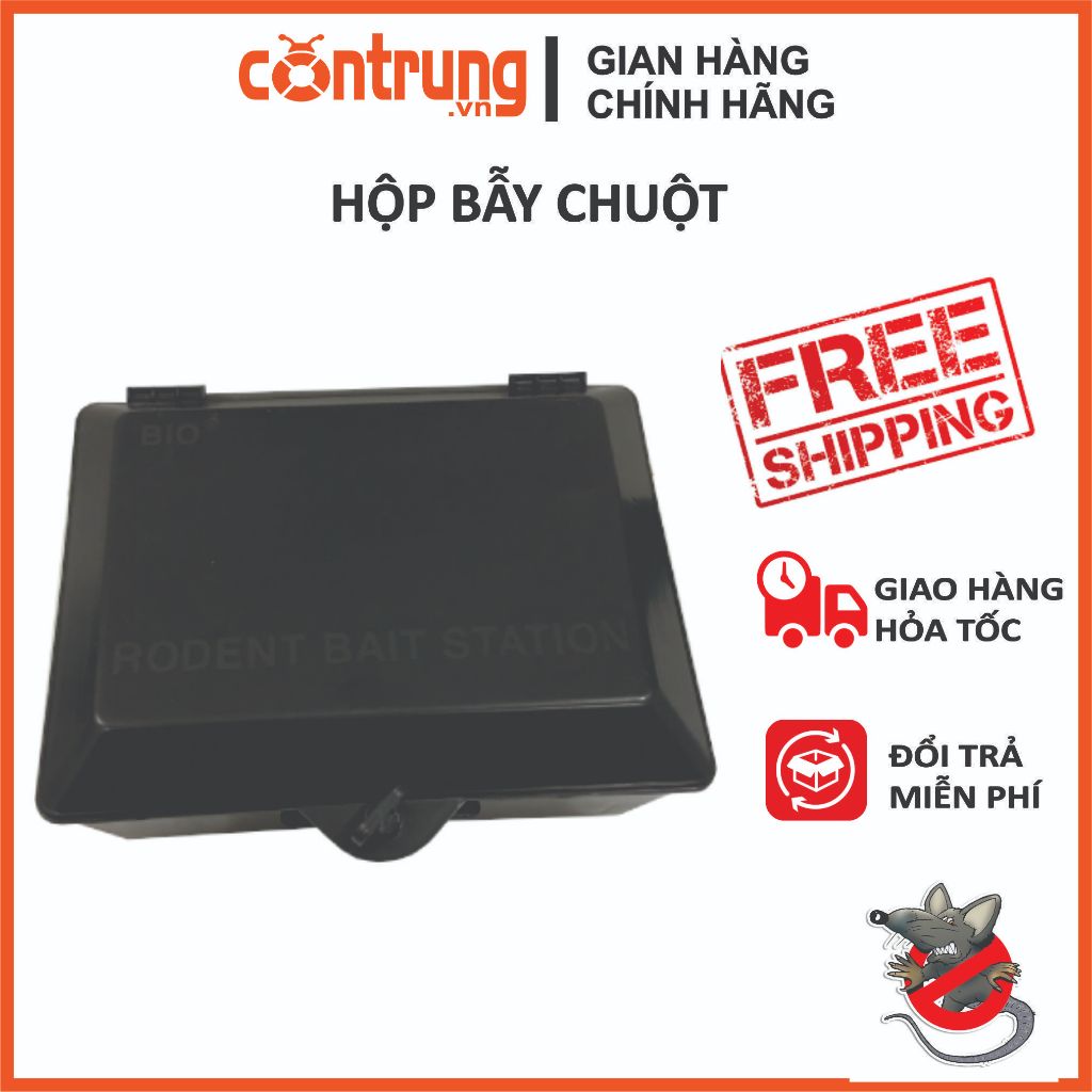 Hộp Bẫy Chuột Nhựa Protector - Dùng Để Đựng Bả Chuột Và Tấm Keo Bẫy Chuột