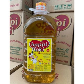 Dầu Ăn Happi Koki chai 5L
