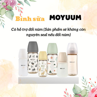 Bình sữa Moyuum Hàn Quốc 170ml 270ml núm ti siêu mềm, chất liệu PSSU cao cấp (Hỗ trợ đổi núm) SHOPBEBAO