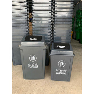 Thùng rác nhựa 60 lít nắp lật