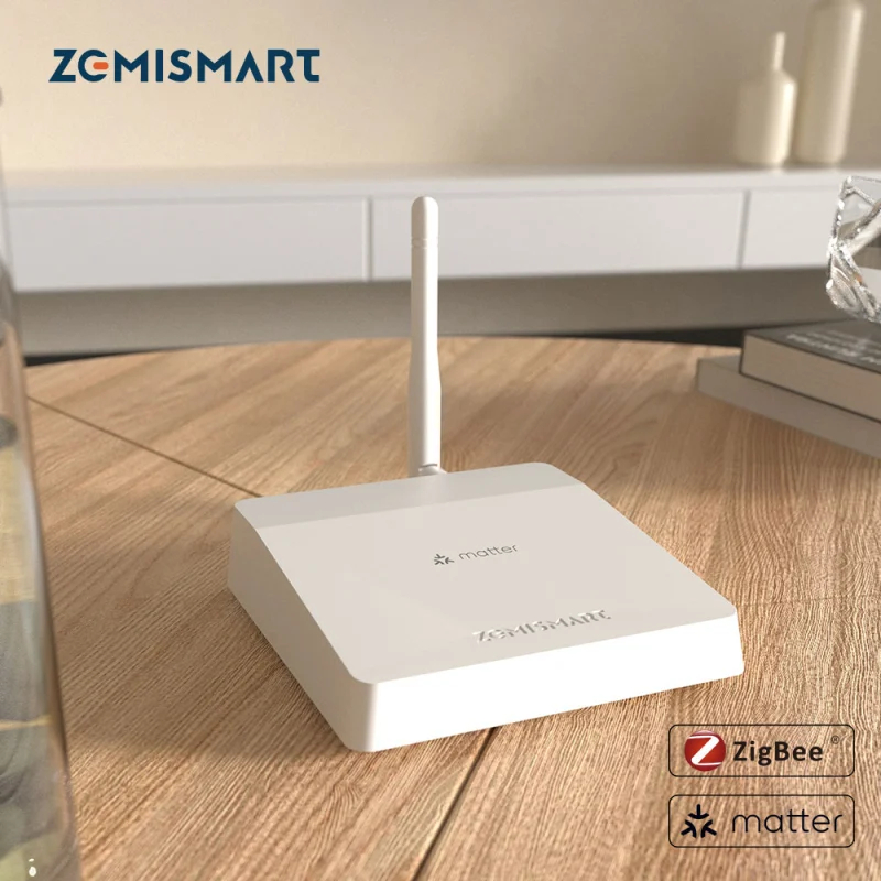 Bộ điều khiển trung tâm Zemismart M6 Matter Zigbee tương thích Homekit, Hub Tuya