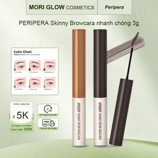  Peripera Speedy Skinny – Mascara Nhuộm Chân Mày Tự Nhiên Đầu Cọ Mảnh Dễ Tán Màu 