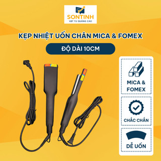 Kẹp Nhiệt Uốn Chân Chữ Mica & Fomex Góc Vuông/Tròn Dễ Dàng Thi Công Chữ Nổi, Biển Hiệu Quảng Cáo