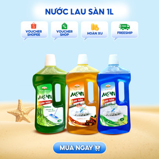 Nước lau sàn Mori can 1L Hương quế, Hương sả chanh - Khử mùi, xua đuổi côn trùng_MR050