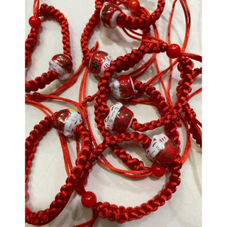 Vòng tay chỉ đỏ may mắn [handmade]