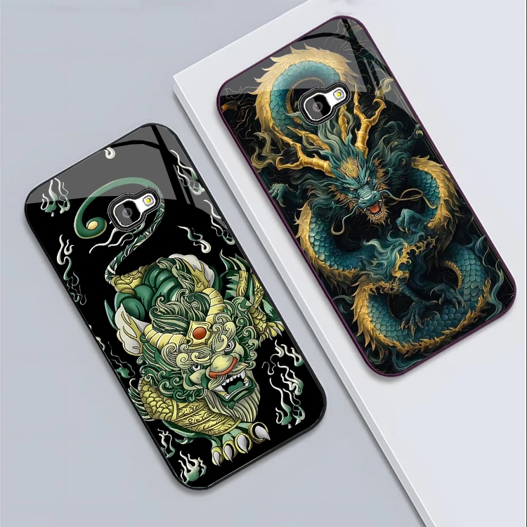 Ốp Lưng SAMSUNG J7 PRO, J7 PRIME, J7 PLUS Lưng kính cường lực Sáng Bóng