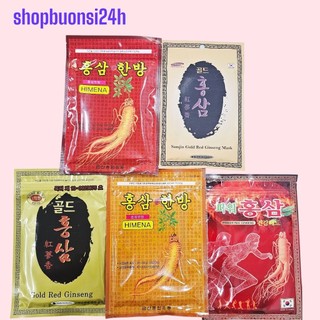   combo 10 gói  Cao dán Hồng sâm Hàn Quốc - gói 20 miếng 