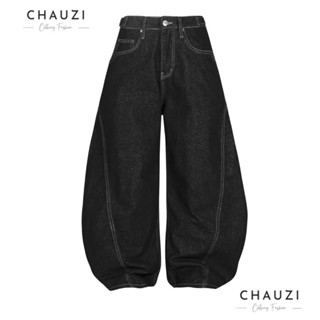 [NEW]Quần jeans ống cong-bí CHAUZI nam nữ form rộng màu xanh-đen wash new phong cách đường phố QD826