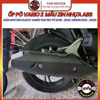 Ốp Pô Vario / Click 2018–2021 – Nhựa ABS Chịu Nhiệt, Gắn Chuẩn, Đẹp Bền, Tăng Thẩm Mỹ Xe Máy