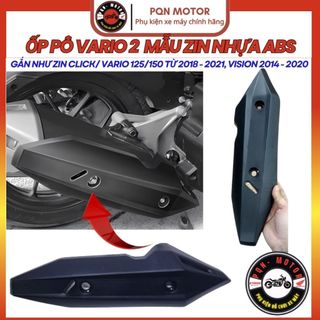 Ốp Pô Vario / Click 2018–2021 – Nhựa ABS Chịu Nhiệt, Gắn Chuẩn, Đẹp Bền, Tăng Thẩm Mỹ Xe Máy