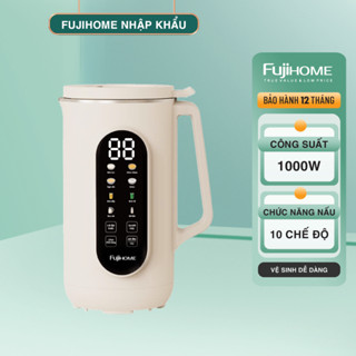 Máy Làm Sữa Hạt Đa Năng Fujihome SM1636 – Xay & Nấu Tự Động 1500 W, 10 Chức Năng, Hẹn Giờ, Giữ Ấm