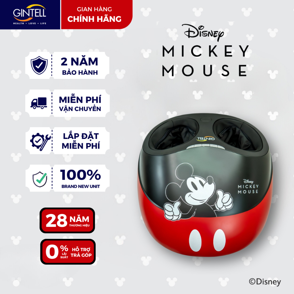 [PHIÊN BẢN GIỚI HẠN] Máy Massage Chân GINTELL Mickey Mouse | 12 Tháng Bảo Hành Chính Hãng