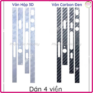 Miếng dán Skin Carbon iPhone 4/ 4s dành cho mặt lưng, cạnh viền cao cấp chống trầy xước