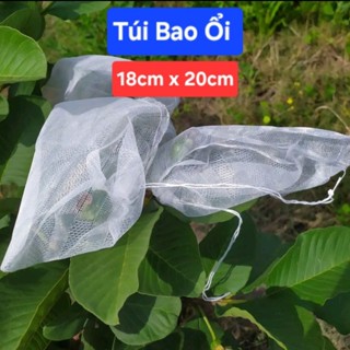    100 Cái   Túi Bao Bọc Ổi - Xoài - Mướp - Bưởi   Đủ Kích Thước   Chất Liệu Vải Tốt Có Dây Rút Túi Bao Trái Cây 
