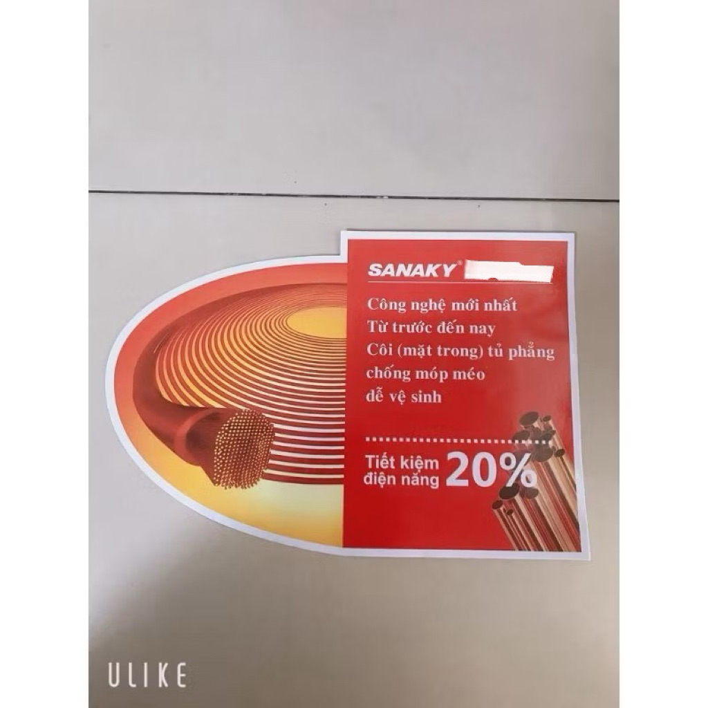 combo 10 tem decal dán tủ đông