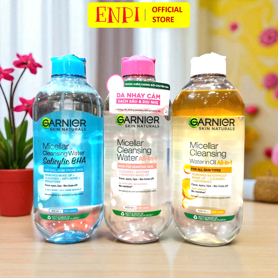 Nước tẩy trang Garnier Micellar 400ml