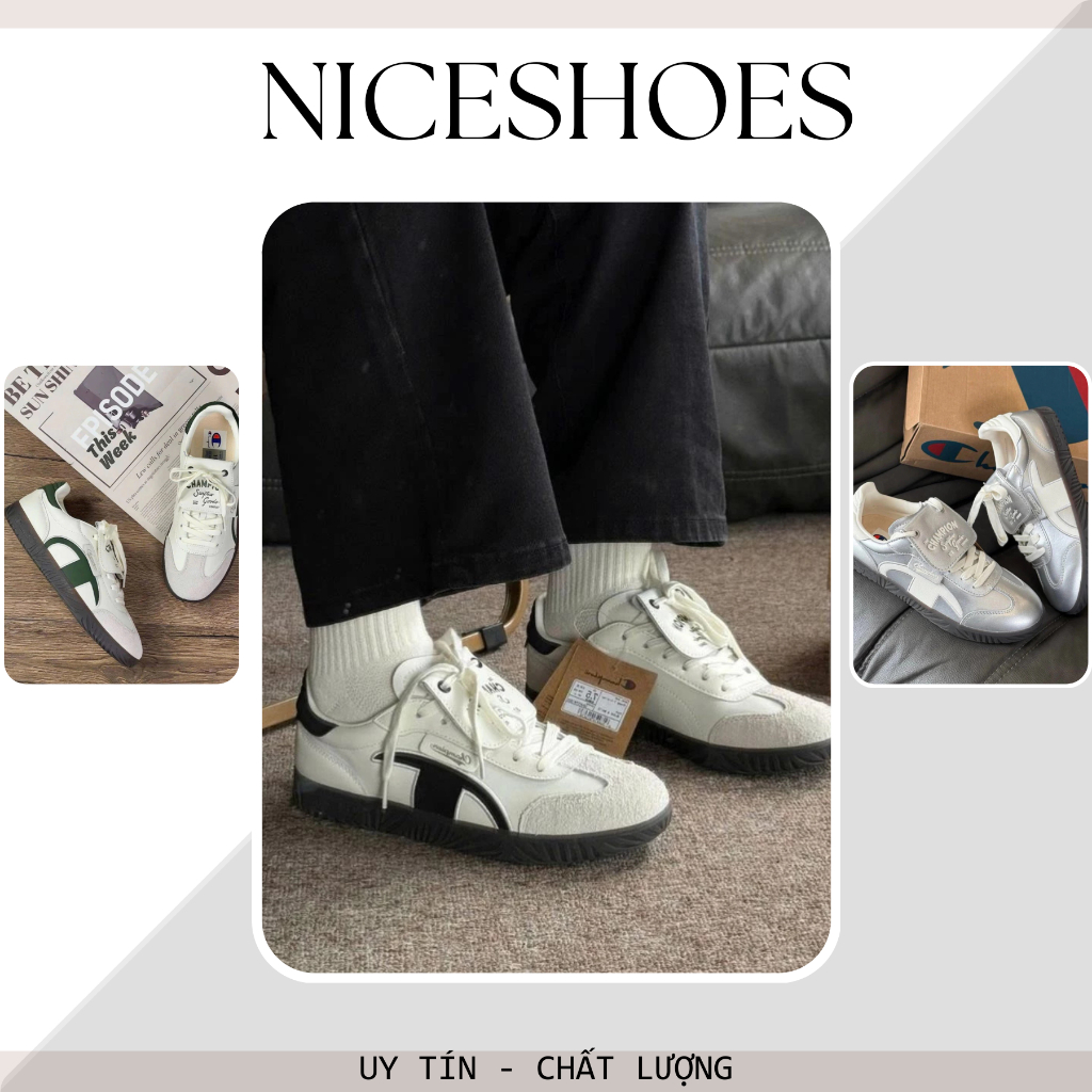 Giày Thể Thao Champion, Giày Sneaker Nam Nữ Đủ Màu Xanh Đen(CÓ HỖ TRỢ ĐỔI SIZE) ||_Champon