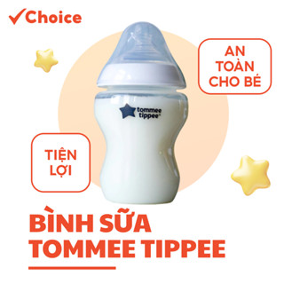 [Choice] Bình Sữa PP Ty Mềm Tự Nhiên Tommee Tippee FM1-1741-48 Cho Bé Từ Sơ Sinh, Dung Tích 260ml