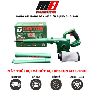 Máy Thổi Bụi Dùng Pin 21v Nhỏ Gọn Dekton M21-TB01 Tính Năng Phụ Là Hút Có Điều Tốc 6 Cấp