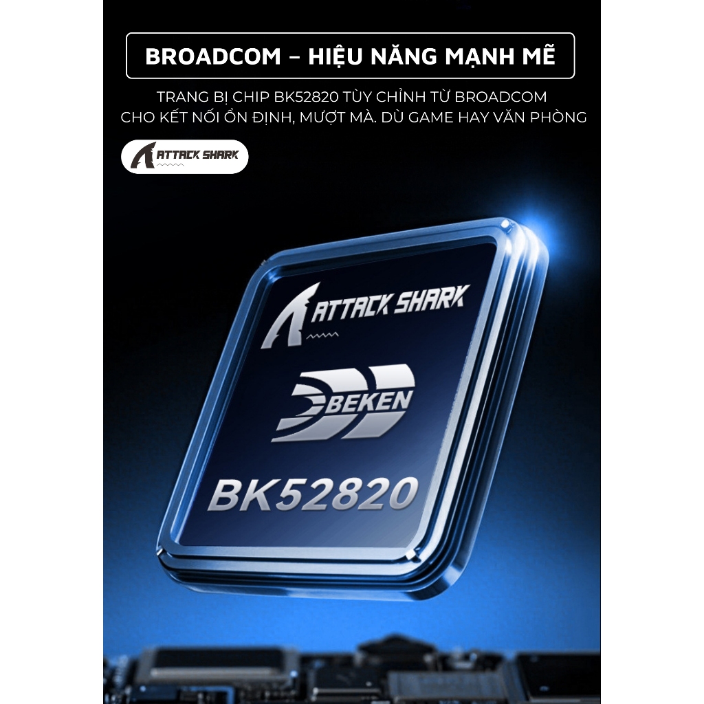 Chuột Không Dây Gaming Attack Shark X11SE - Siêu Nhẹ 63g, 3 Chế Độ Kết Nối DPI 22000 Pin Trâu 65 Giờ | BigBuy360 - bigbuy360.vn