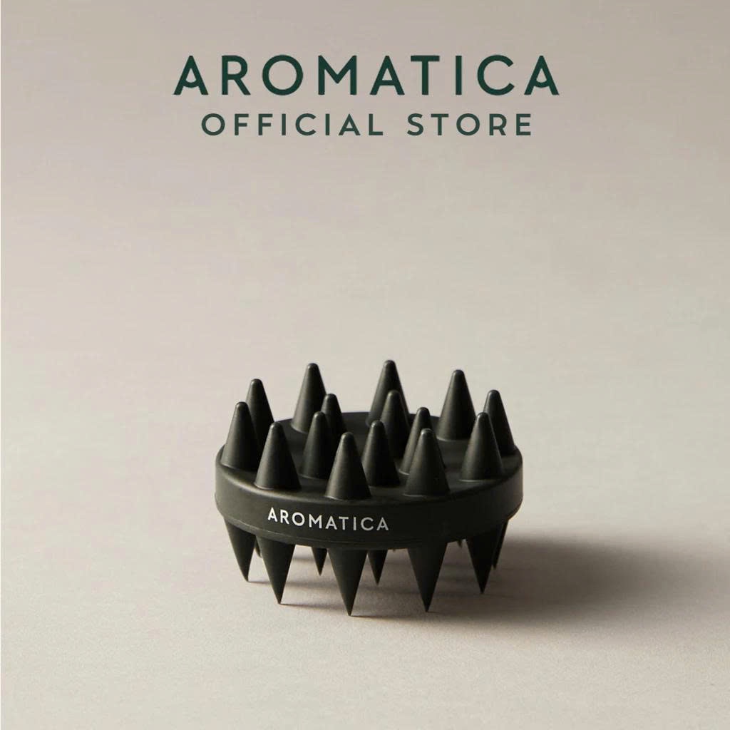 (Hàng Tặng Không Bán) Lược Gội Đầu AROMATICA Dual Scalp Care Shampoo Brush Massage Da Đầu 64g