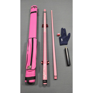  Cơ bida carbon hồng Cupa pink S6 KÈM NỐI cơ bida lỗ líp 3C - CK09 