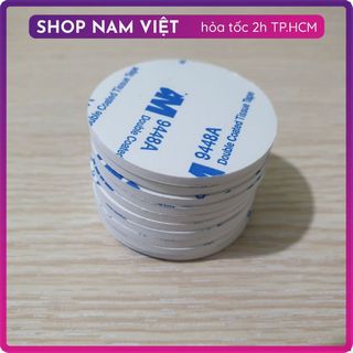 Combo 10 miếng dán băng keo 2 mặt siêu dính (dày 1mm)