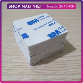 Combo 10 miếng dán băng keo 2 mặt siêu dính (dày 1mm)
