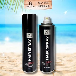  Gôm xịt tóc mềm AKUMA HERO 150ml tạo độ phồng tự nhiên giữ nếp tạo kiểu không gây bết và nặng tóc. 