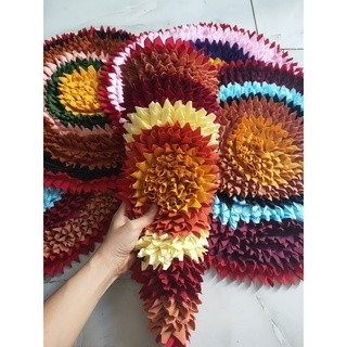 Thảm tròn chùi chân 43cm mềm mại xinh xắn