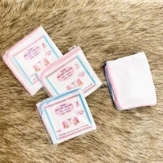 Set 10 Khăn Xô Sữa Cho Bé 2/3/4 Lớp