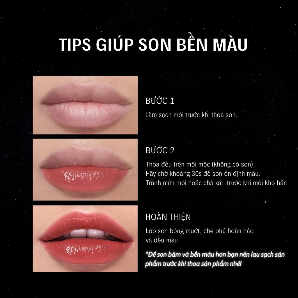 TIMEPHORIA 【2pcs dicscount】STELLAR DUST LIP STAIN LIPSTICK son chính hãng 5ML | BigBuy360 - bigbuy360.vn