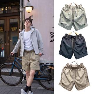 Quần Short Nam Nữ 2 Lớp Cao Cấp – Vải Gió Nhăn Thời Trang, Lót Lưới Thoáng Mát, Cạp To Bản 5cm, Dây Rút Thể Thao ( KHQS)