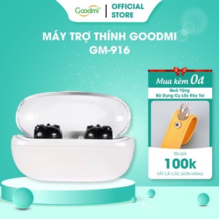 Máy Trợ Thính Không Dây Sạc Pin Nhét Tai Goodmi GM-916