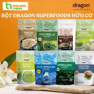  Bột Hữu Cơ DRAGON SUPERFOODS Organic Powder Bột Tảo Bột Cỏ Lúa Mì Maca Protein Shake 