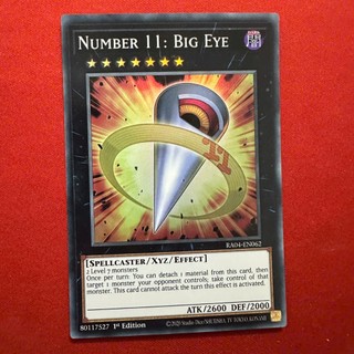 [Thẻ Bài Yugioh Chính Hãng] Number 11: Big Eye
