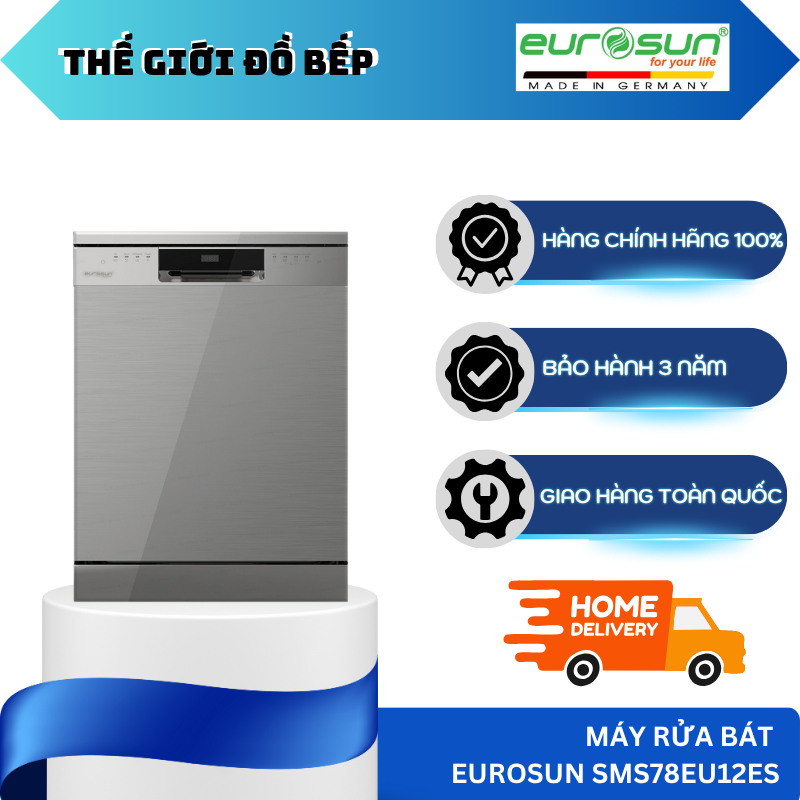 Máy rửa bát Eurosun SMS78EU12ES - TGB