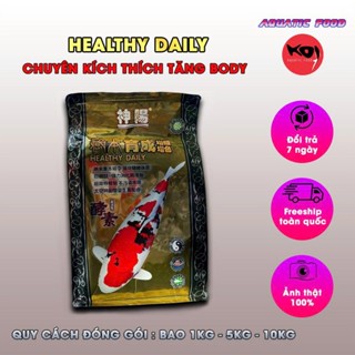 Daily vàng 1kg - Thức ăn cá Koi Healthy Daily gói lẻ 1kg
