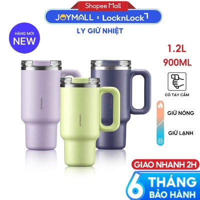 Ly Giữ Nhiệt LocknLock Balance Grip Tumbler LHC4397 900ml, LHC4398 1.2L, Hàng Chính Hãng - JoyMall