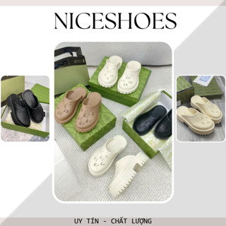 Dép Sục Nữ, Sục Nữ Đế 5cm Đủ Màu Trắng Kem Đen Tăng Chiều Cao Full Box || Gu_Xì