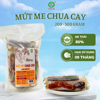  Mứt Me Chua Cay Không Hạt Thành Long Food Túi Zip 200g 500g 