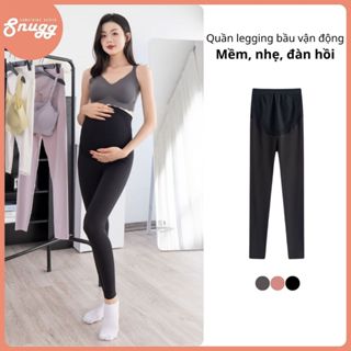 Quần legging bầu vận động Dandelion 4 mùa, dáng dài, cạp cao, đàn hồi, mềm mịn, thoáng khí Snugg - SNU2273