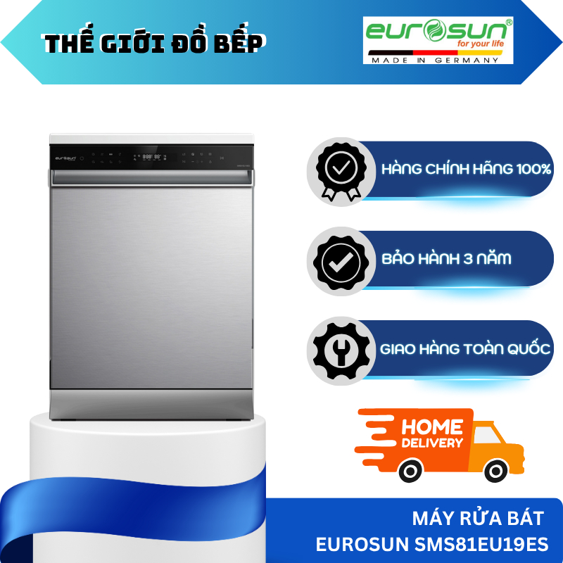 Máy rửa bát Eurosun SMS81EU19ES - TGB