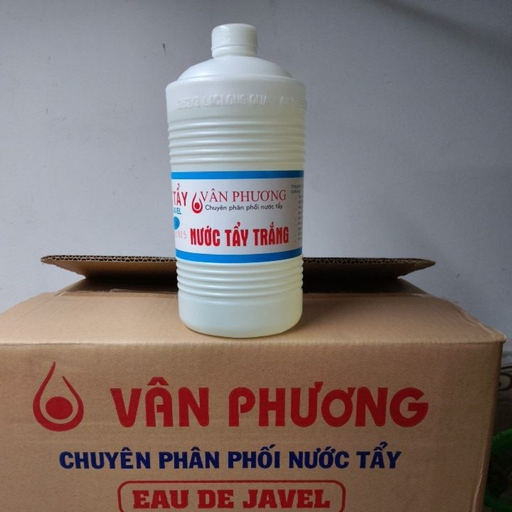 Nước Tẩy Trắng Javen VÂN PHƯƠNG 1L | Tẩy Trắng Quần Áo, Đánh Bay Vết Bẩn, Sát Trùng Khử Khuẩn Hiệu Q