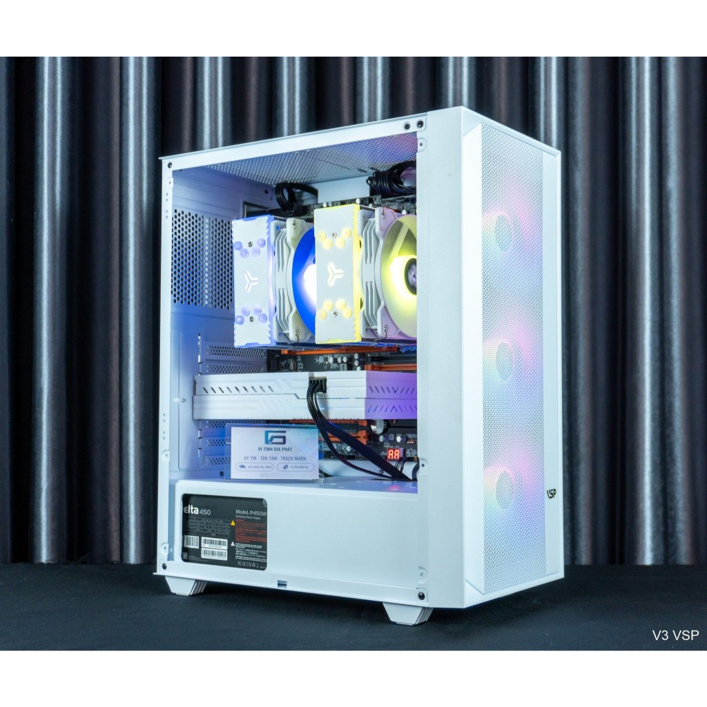 Máy PC Dual Xeon chạy 2 con 2696 V3 / Mainboard X99 VSP 2 CPU / Ram 64GB / SSD 512GB Nvme