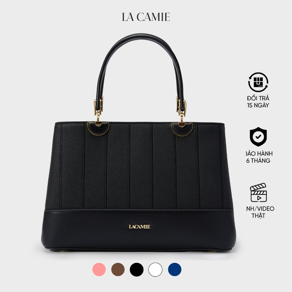 Túi thiết kế dáng hình thang mở rộng đáy chất liệu Da tổng hợp thương hiệu LaCamie TX5A0510