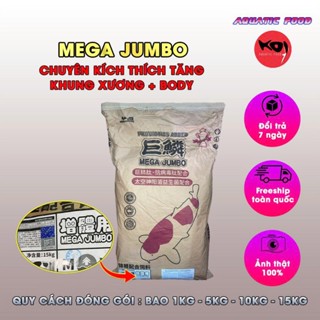  Mega Jumbo 15kg - Thức ăn tăng trưởng dành cho cá Koi 