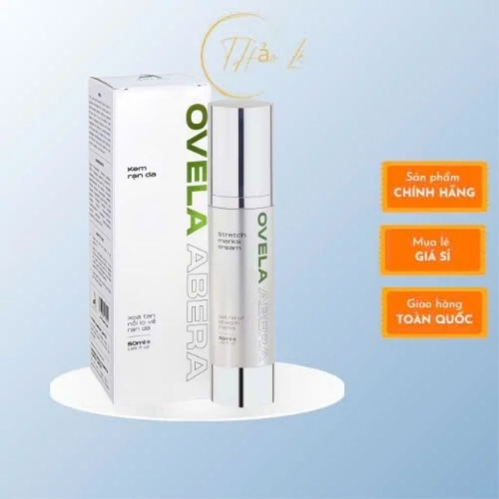 Kem Ngăn Ngừa Rạn Da OVELA ABERA 50ML- giúp dưỡng ẩm cho da, giảm cạn cũ, ngừa rạn mới, giải pháp ch