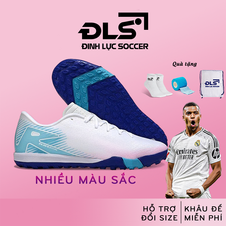 Giày Bóng Đá Mer Vapor 16 Academy ĐINH LỰC SOCCER Loại Đẹp Upper Vải Dệt Nhẹ Mềm Êm Đinh TF Cỏ Nhân Tạo