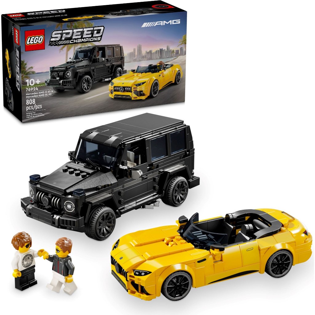 [CÓ SẴN] Đồ chơi lắp ráp chính hãng Đan Mạch Speed Champions 76924 - Mercedes-AMG G 63 & Mercedes-AM